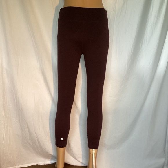 Sweaty Betty All Day 7/8 Contour Leggings - Butter Soft. Eggplant. M. - Picture 3 of 5